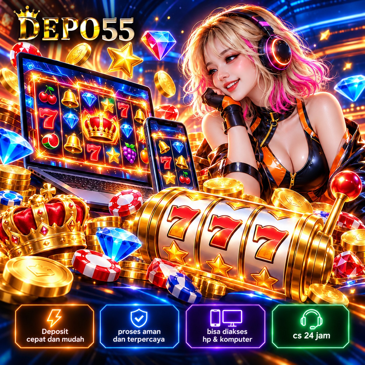 Ilustrasi banner DEPO55 2