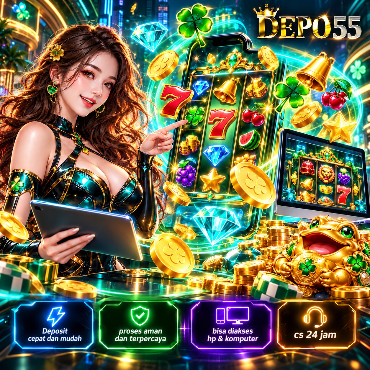 Ilustrasi banner DEPO55 3